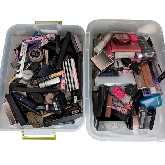 50 Piece Mixed Makeup Lashes Tools Younique It Cosmetics L'Oreal Bareminerals - Picture 1 of 9